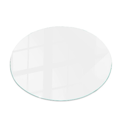 Plateau en verre Couleur blanc lisse