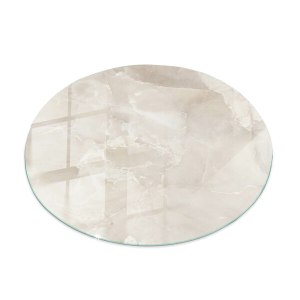 Plateau en verre Motif de texture de marbre