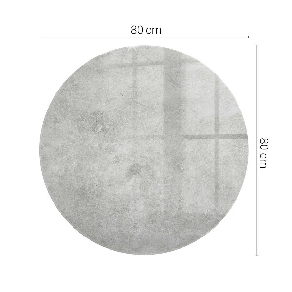 Plateau en verre Texture de béton avec des rayures