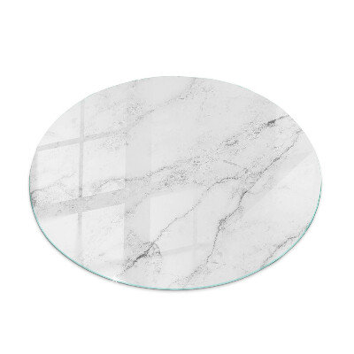 Plateau en verre Motif de surface en marbre