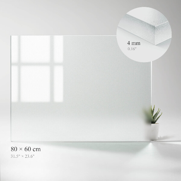 Plateau pour table rectangulaire Semi-transparent