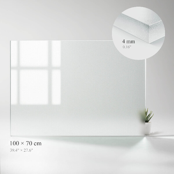 Plateau pour table rectangulaire Semi-transparent