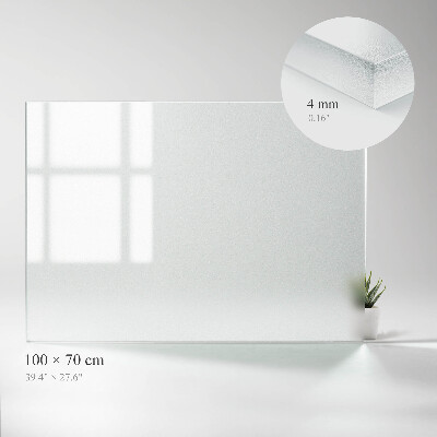 Plateau pour table rectangulaire Semi-transparent