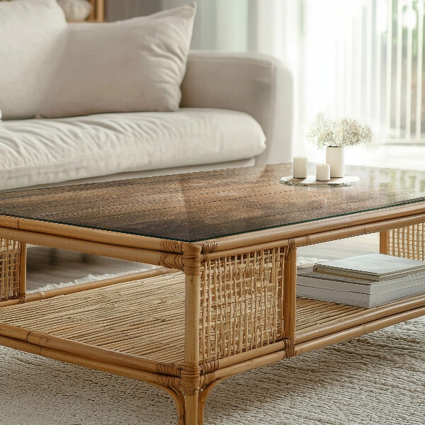 Plateau de table rectangulaire Structure en bois écologique