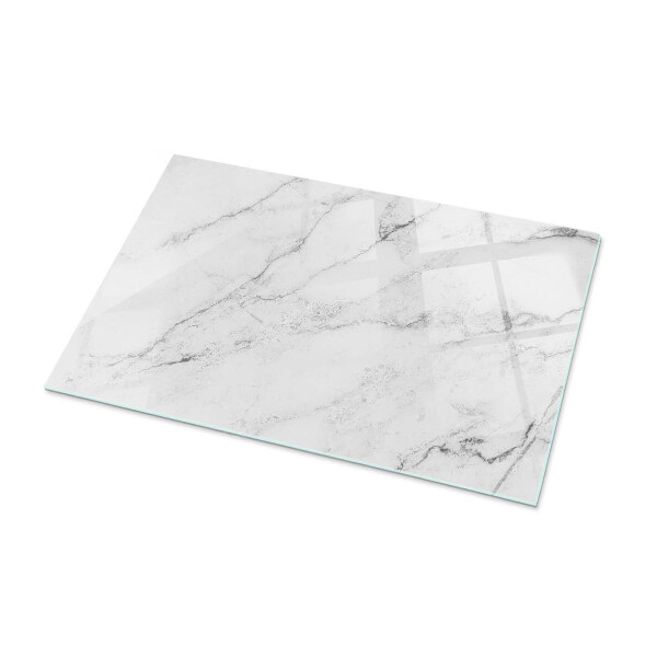 Plateau de table rectangulaire Motif semblable à du marbre