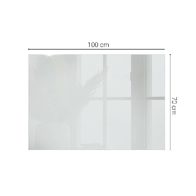 Plateau de table rectangulaire Blanc pur
