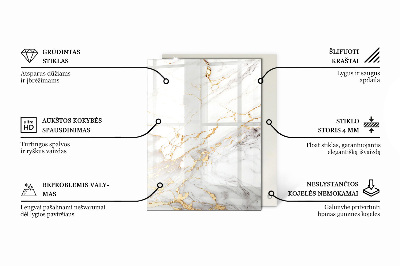 Plateau de table rectangulaire Blanc pur