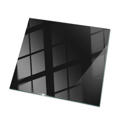 Plateau de table rectangulaire Noir uni élégant