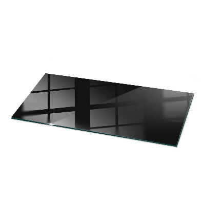 Plateau de table rectangulaire Noir uni élégant