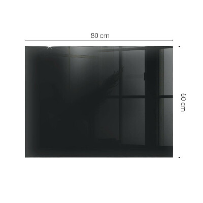 Plateau de table rectangulaire Noir uni élégant