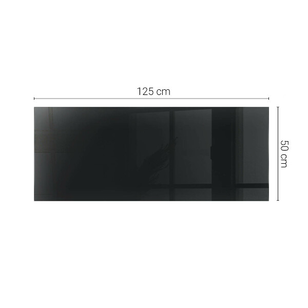 Plateau de table rectangulaire Noir uni élégant