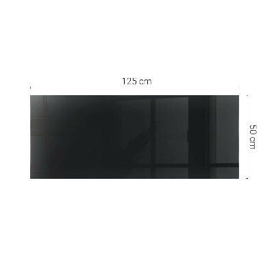 Plateau de table rectangulaire Noir uni élégant