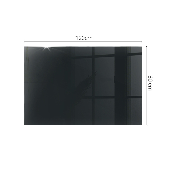 Plateau de table rectangulaire Noir uni élégant