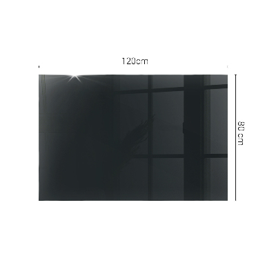 Plateau de table rectangulaire Noir uni élégant
