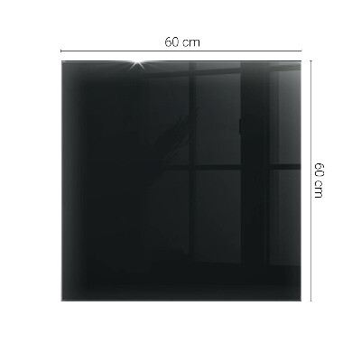 Plateau de table rectangulaire Noir uni élégant