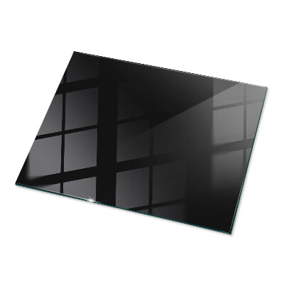 Plateau de table rectangulaire Noir uni élégant