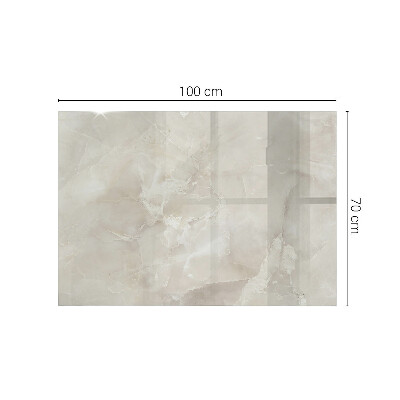 Plateau de table rectangulaire Composition graphique en marbre