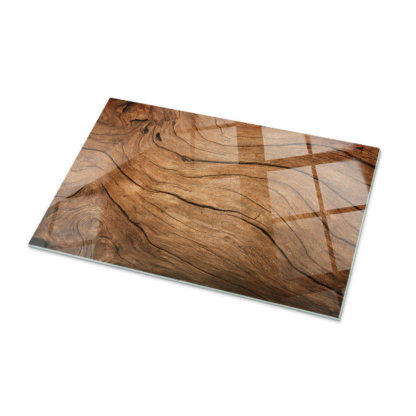 Plateau de table rectangulaire Motif de forêt élégant