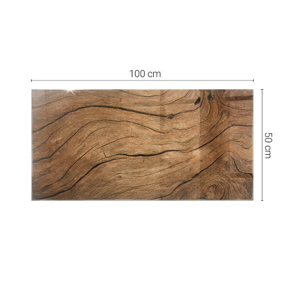 Plateau de table rectangulaire Motif de forêt élégant