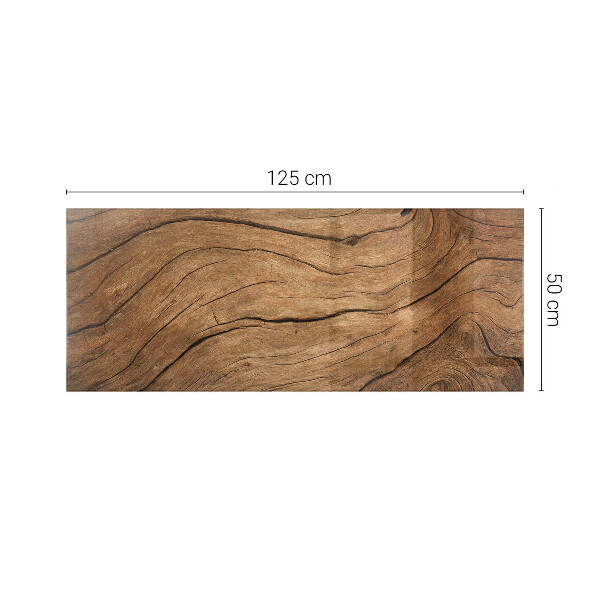 Plateau de table rectangulaire Motif de forêt élégant