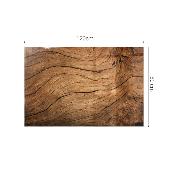 Plateau de table rectangulaire Motif de forêt élégant