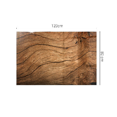 Plateau de table rectangulaire Motif de forêt élégant
