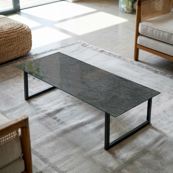Plateau de table rectangulaire Motif de texture de pierre