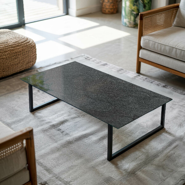 Plateau de table rectangulaire Motif de texture de pierre