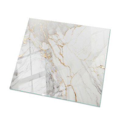 Plateau de table rectangulaire De subtiles veines de marbre