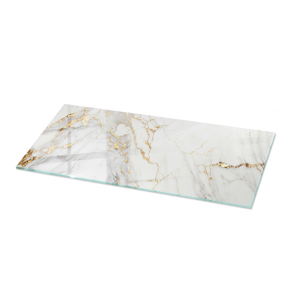 Plateau de table rectangulaire De subtiles veines de marbre