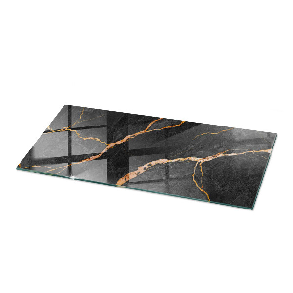 Plateau de table rectangulaire Les veines du marbre dans la conception
