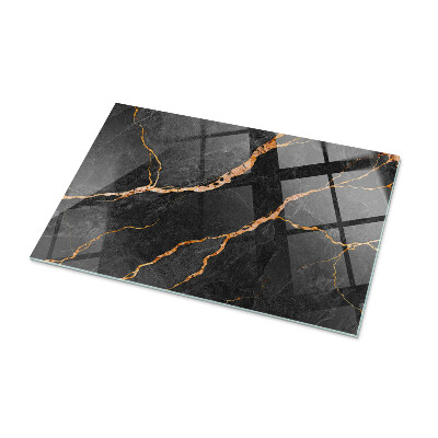 Plateau de table rectangulaire Les veines du marbre dans la conception