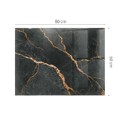 Plateau de table rectangulaire Les veines du marbre dans la conception