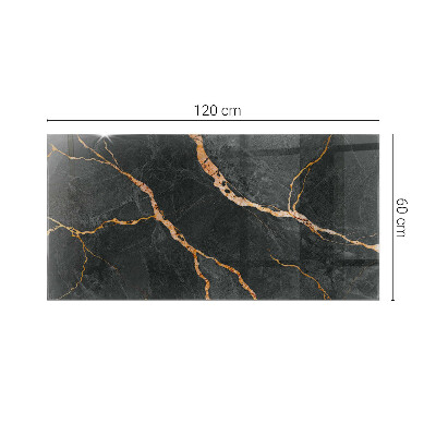 Plateau de table rectangulaire Les veines du marbre dans la conception