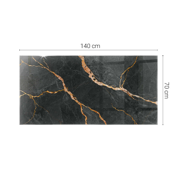 Plateau de table rectangulaire Les veines du marbre dans la conception