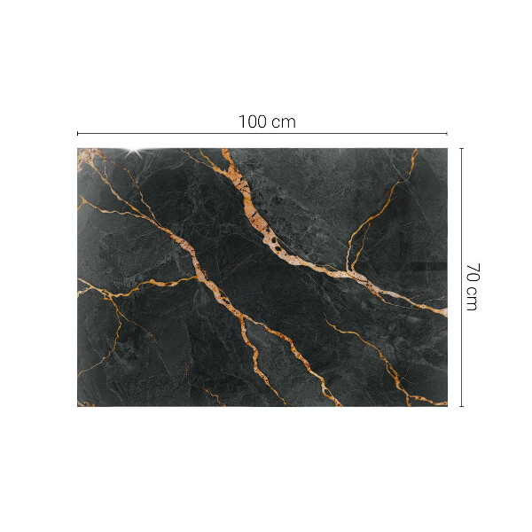 Plateau de table rectangulaire Les veines du marbre dans la conception