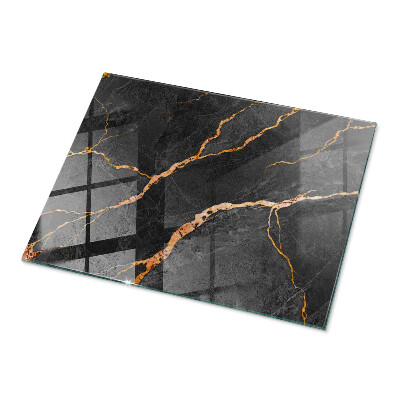 Plateau de table rectangulaire Les veines du marbre dans la conception
