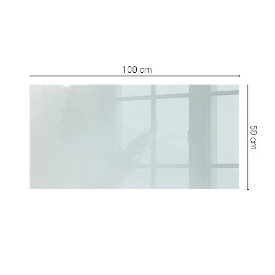 Plateau pour table rectangulaire transparent