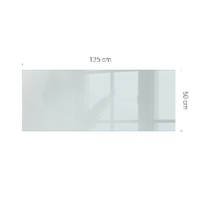 Plateau pour table rectangulaire transparent