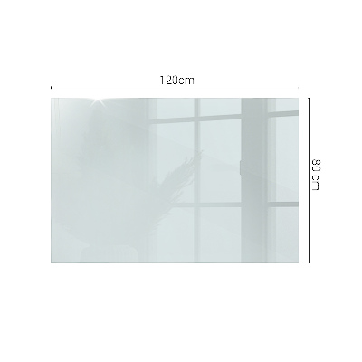 Plateau pour table rectangulaire transparent