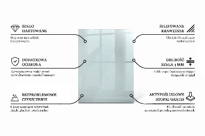 Plateau pour table rectangulaire transparent