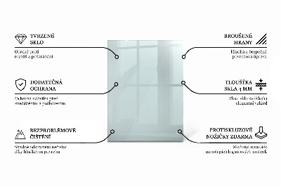 Plateau pour table rectangulaire transparent