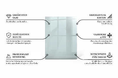 Plateau pour table rectangulaire transparent