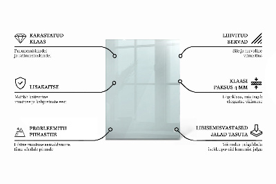 Plateau pour table rectangulaire transparent