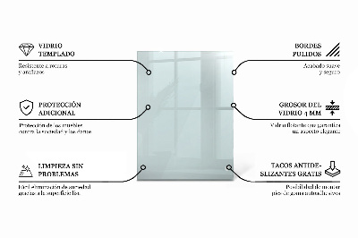 Plateau pour table rectangulaire transparent