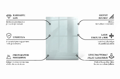 Plateau pour table rectangulaire transparent