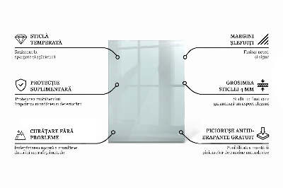 Plateau pour table rectangulaire transparent