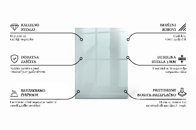 Plateau pour table rectangulaire transparent