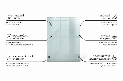 Plateau pour table rectangulaire transparent