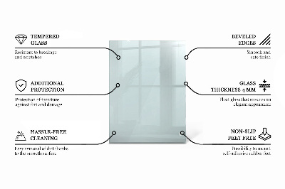Plateau pour table rectangulaire transparent